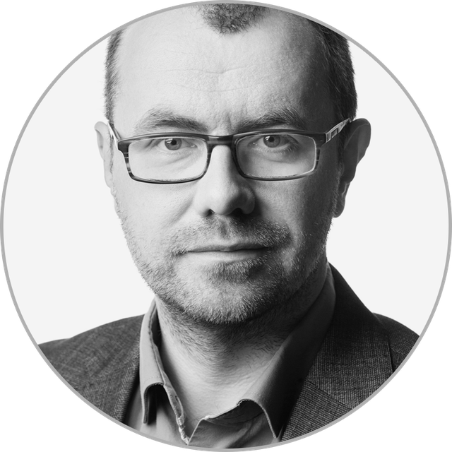Andres Jalak, VideoFilmi produtsent ja andragoog, mustvalge portree